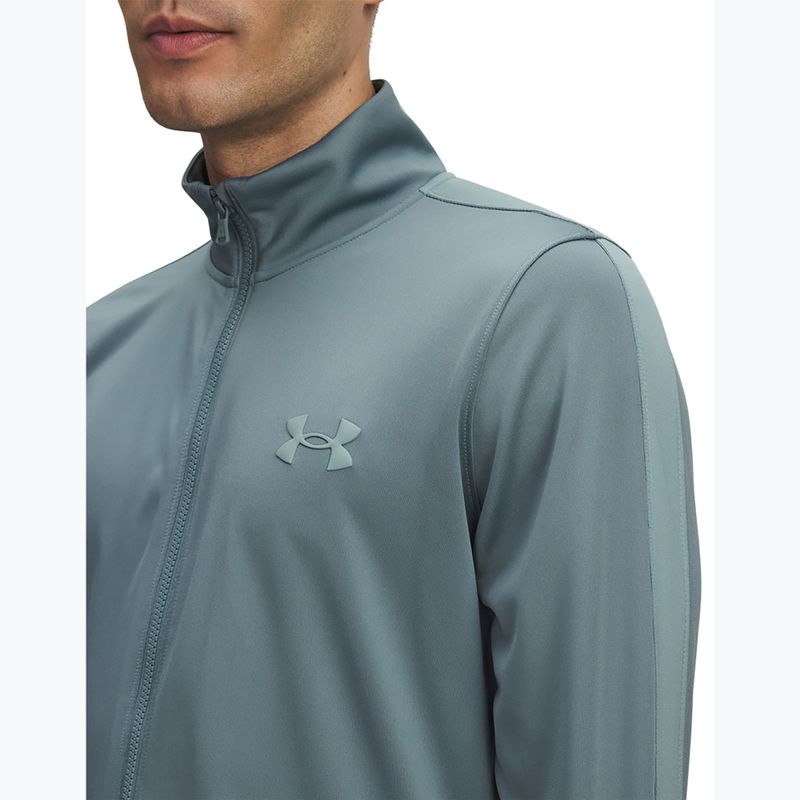 Tuta da uomo Under Armour UA Knit Track Suit jasper blue/serpentine/serpentine 3