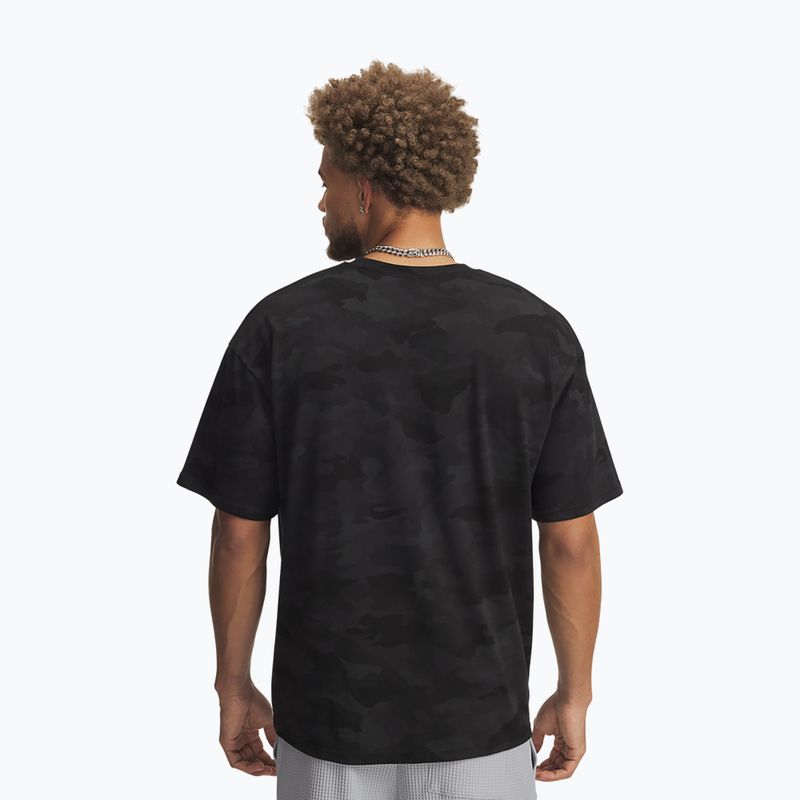 T-shirt da allenamento uomo Under Armour HTW Athletic Dept AOP black/white 2