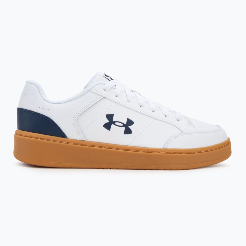 Scarpe da allenamento da uomo Under Armour Official bianco/gomma color gomma/navy lavato 2