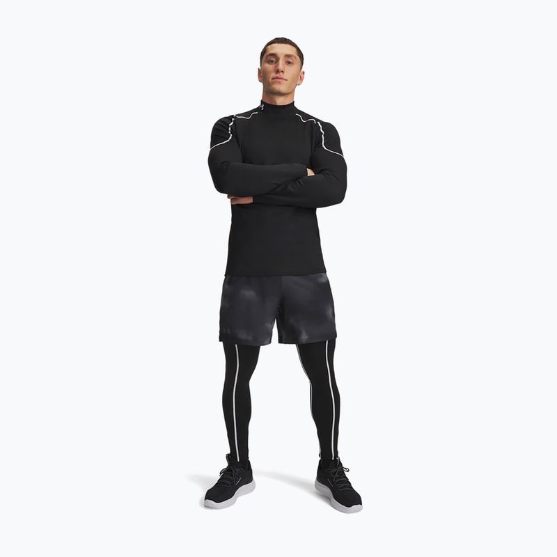 Leggings uomo Under Armour Cold Weather Grid black/white/white 2