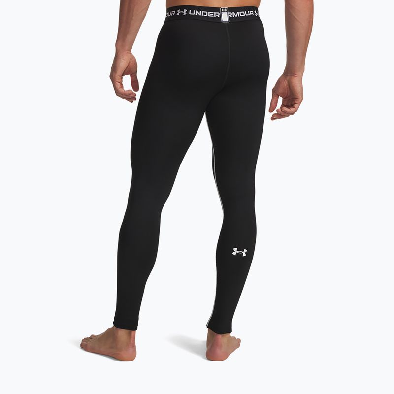 Leggings uomo Under Armour Cold Weather Grid black/white/white 3