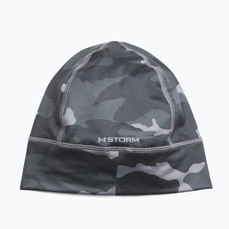 Cappellino da corsa da uomo Under Armour Storm Men'S Storm Launch Beanie castlerock/black 2