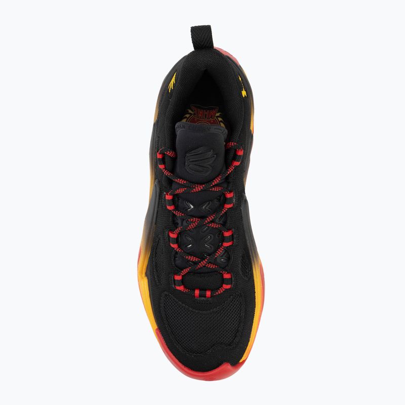 Scarpe da basket Under Armour Curry 13 black/red/campus gold 5