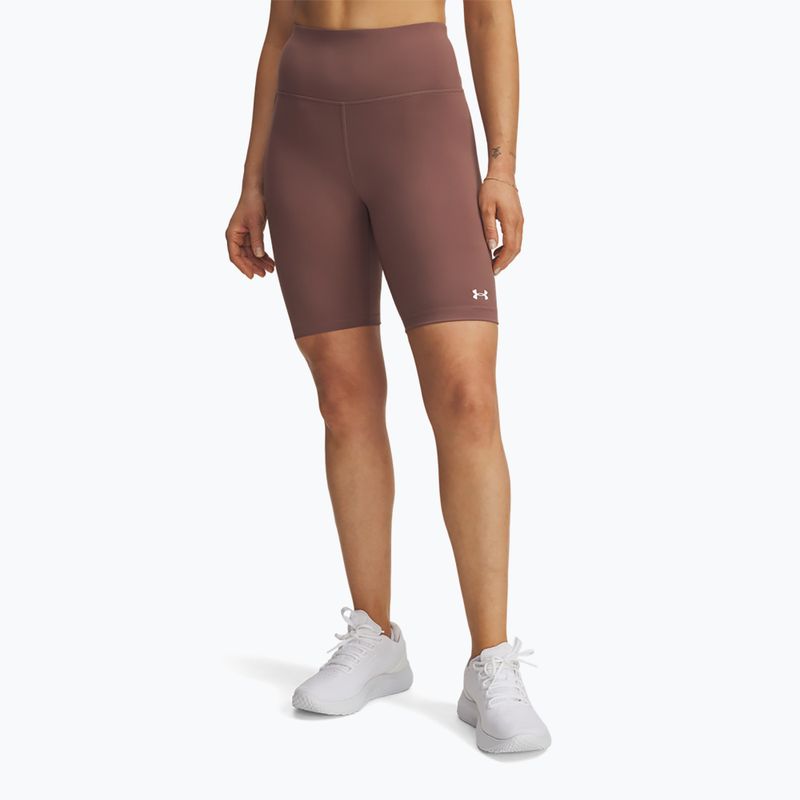 Pantaloncini da allenamento da donna Under Armour Motion Bike EMEA sierra taupe/white