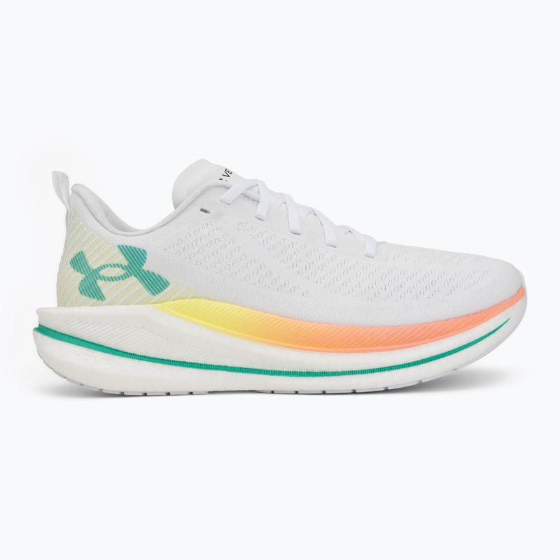 Scarpe da running da donna Under Armour Velociti SPD white/orange bloc/metallic silver 2