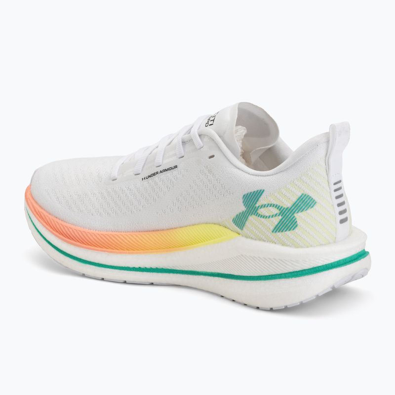 Scarpe da running da donna Under Armour Velociti SPD white/orange bloc/metallic silver 3