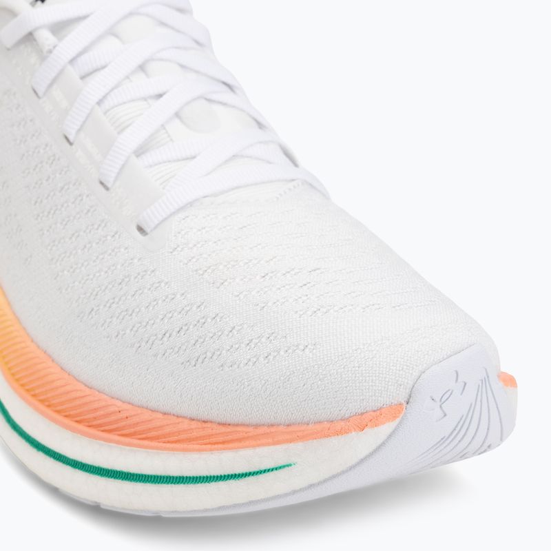 Scarpe da running da donna Under Armour Velociti SPD white/orange bloc/metallic silver 7