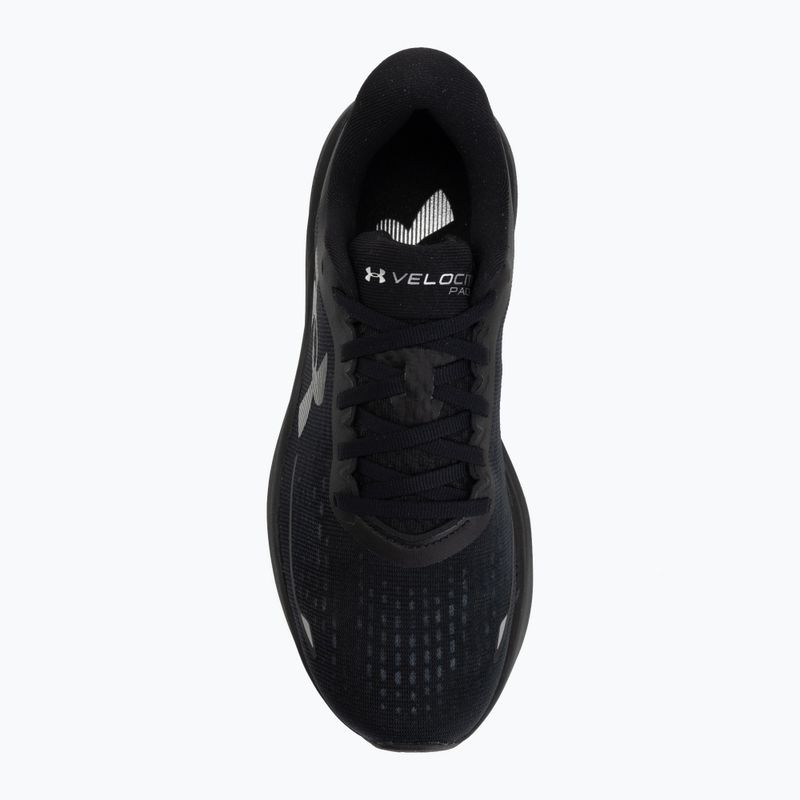 Scarpe da running da uomo Under Armour Velociti Pace black/black/metallic silver 5