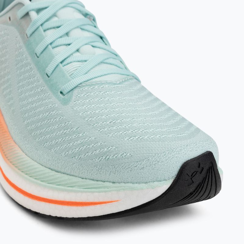 Scarpe da running da uomo Under Armour Velociti SPD refresh mint/electric tangerine/mod gray 7