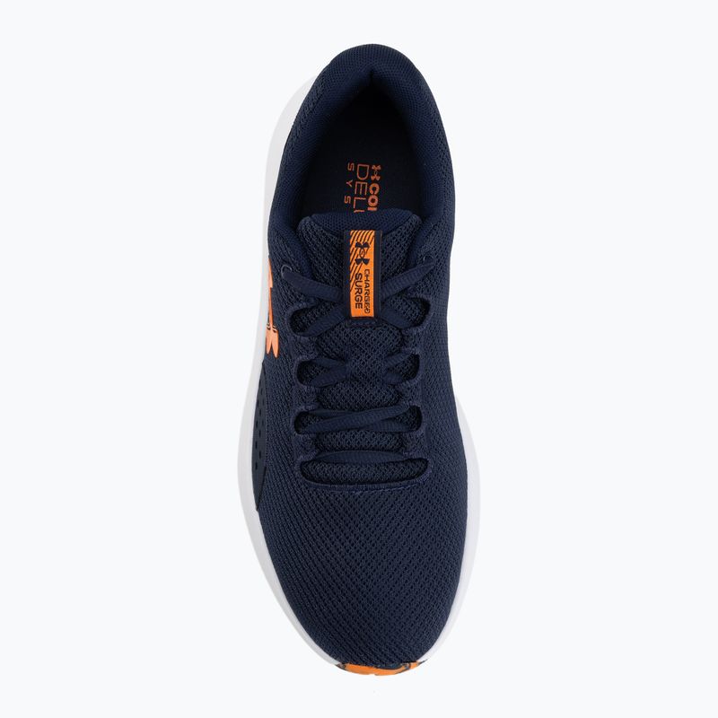 Scarpe da running da uomo Under Armour Charged Surge 4 midnight navy/midnight navy/white 5