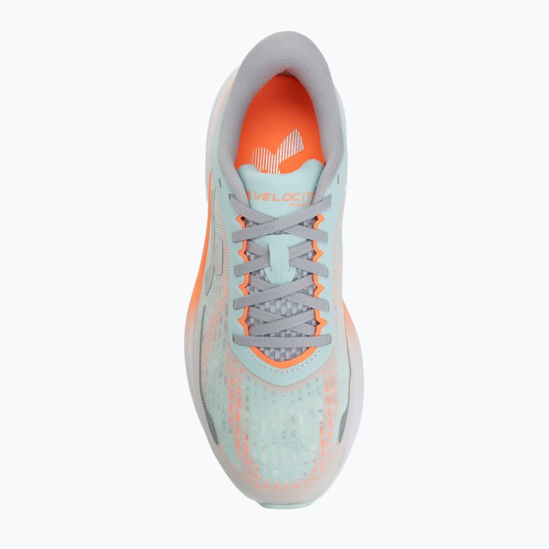 Scarpe da running da uomo Under Armour Velociti Pace refresh mint/electric tangerine/mod gray 5