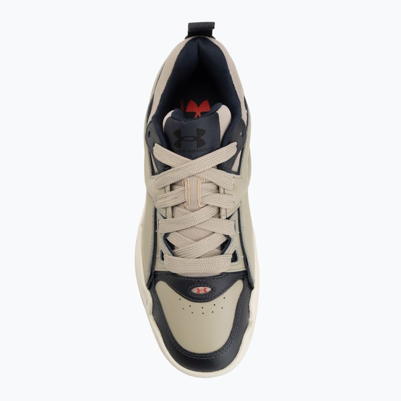 Scarpe da allenamento Under Armour HB-LO desert sand/stone/racer red 5