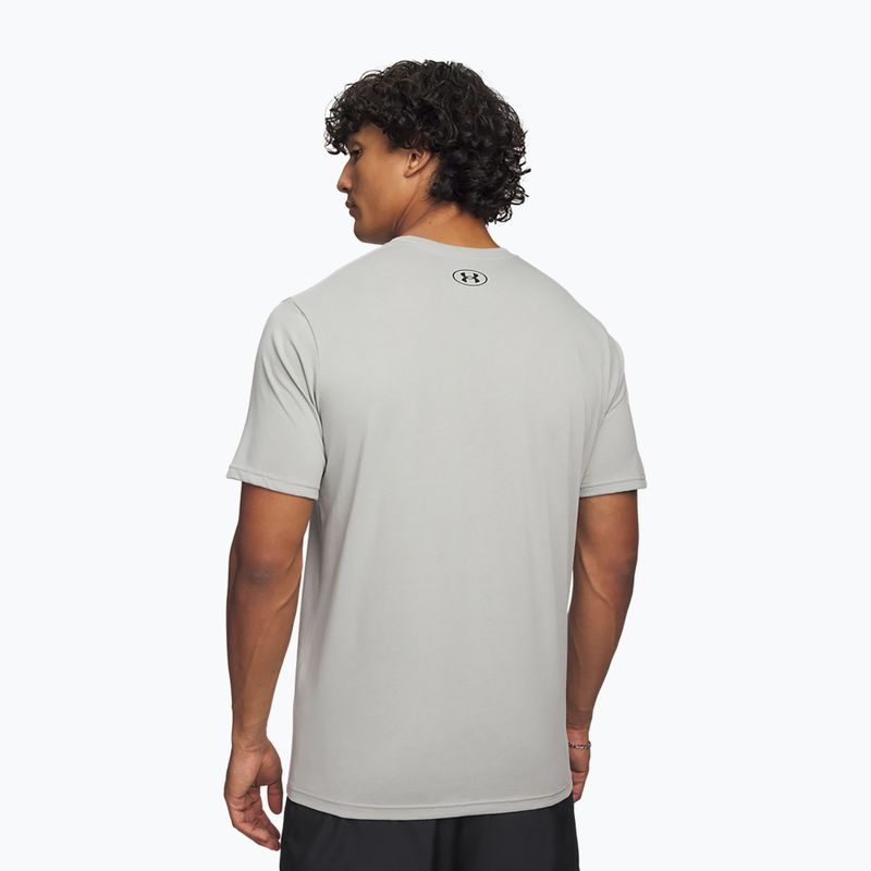 T-shirt da allenamento uomo Under Armour ABC Camo Boxed Logo titanium/black 2