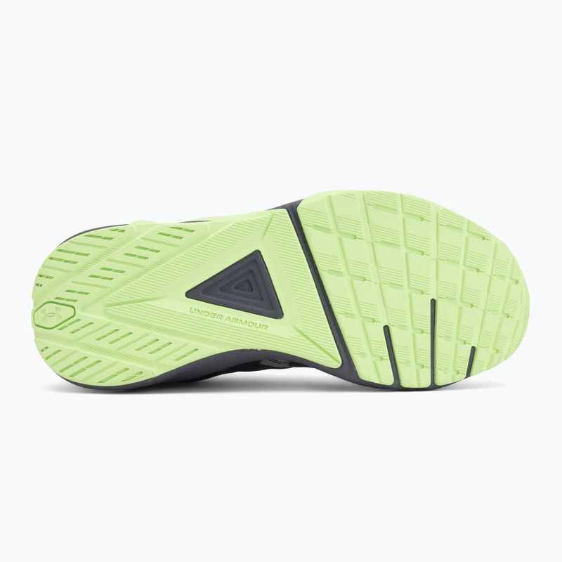 Scarpe da allenamento uomo Under Armour Charged Commit TR 5 mod gray/castlerock/lumos lime 4