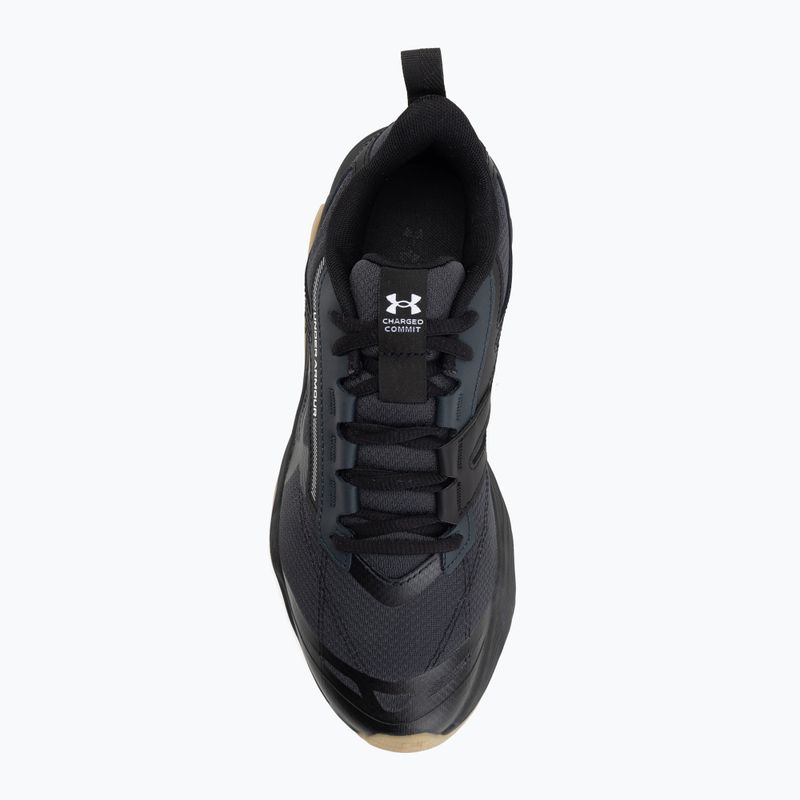 Scarpe da allenamento uomo Under Armour Charged Commit TR 5 anthracite/black/black 5
