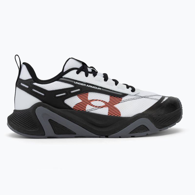 Scarpe da allenamento uomo Under Armour Charged Commit TR 5 white/black/venom red 2