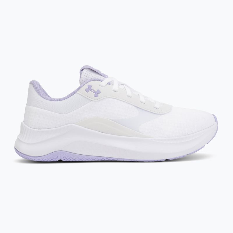 Scarpe da allenamento donna Under Armour Aurora 3 white/white/purple crest 2