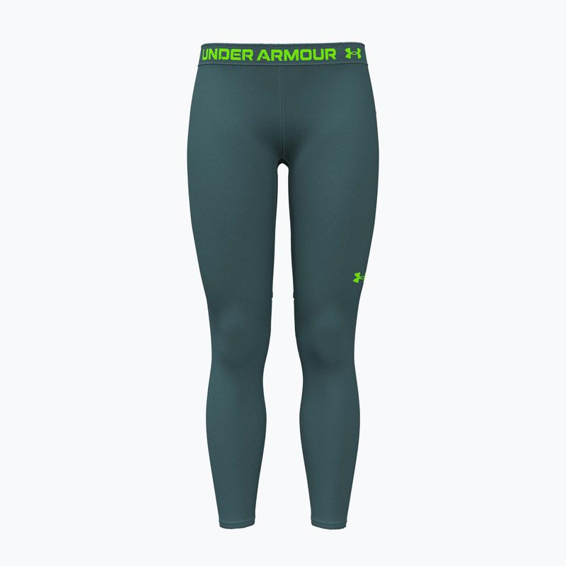 Leggings da allenamento donna Under Armour HeatGear rack green/hyper green