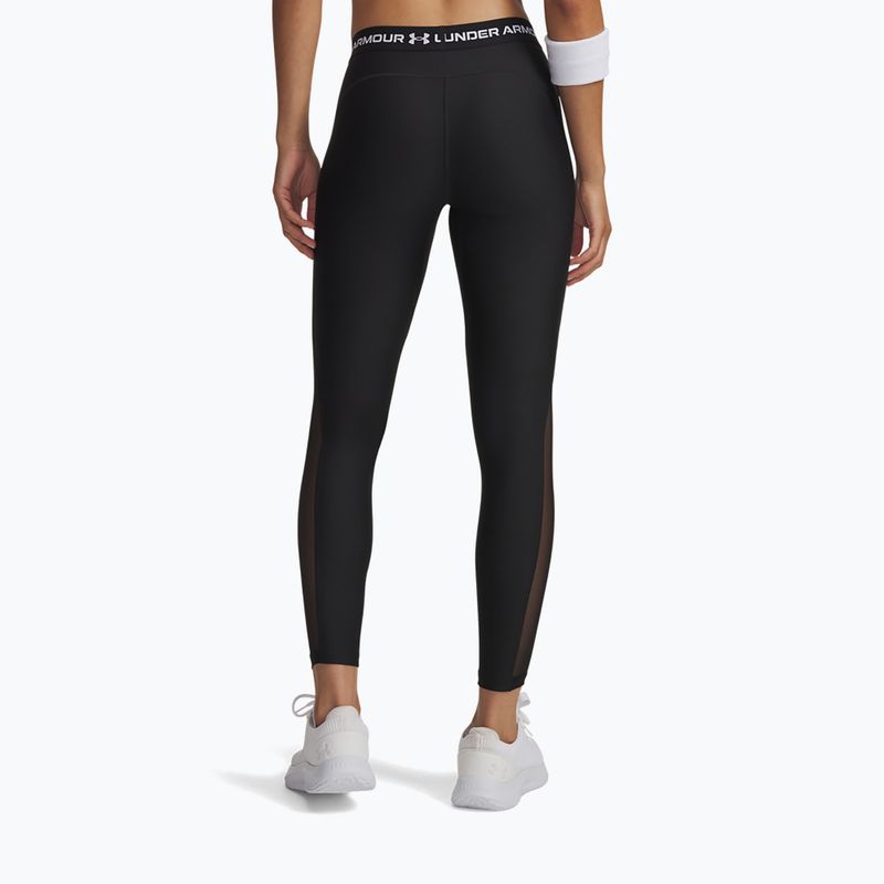 Leggings da allenamento uomo Under Armour HeatGear Mesh ultimate black/white 3