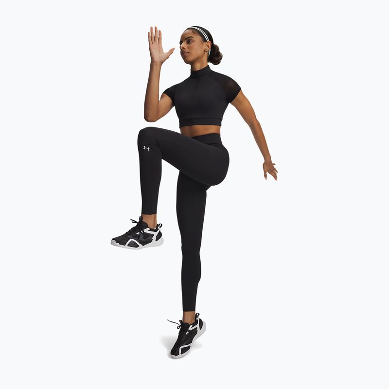 Leggings da allenamento donna Under Armour Vanish Elite Leggings ultimate black/metallic silver 2