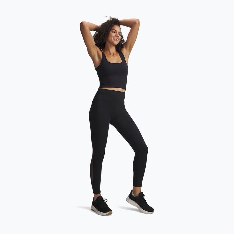 Leggings da donna Under Armour Motion Mesh Ankle black/jet gray 2
