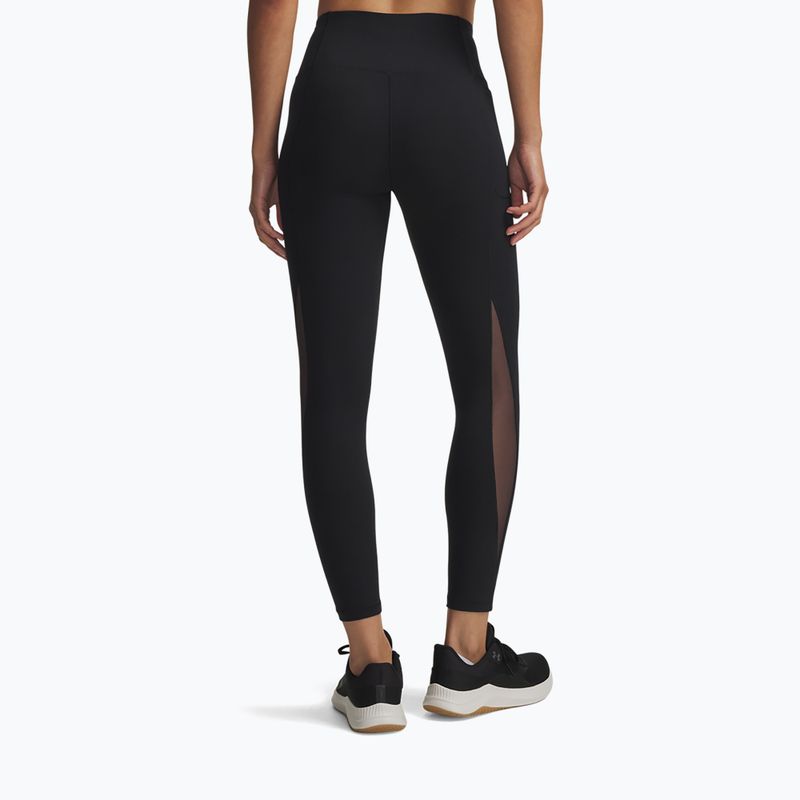 Leggings da donna Under Armour Motion Mesh Ankle black/jet gray 3