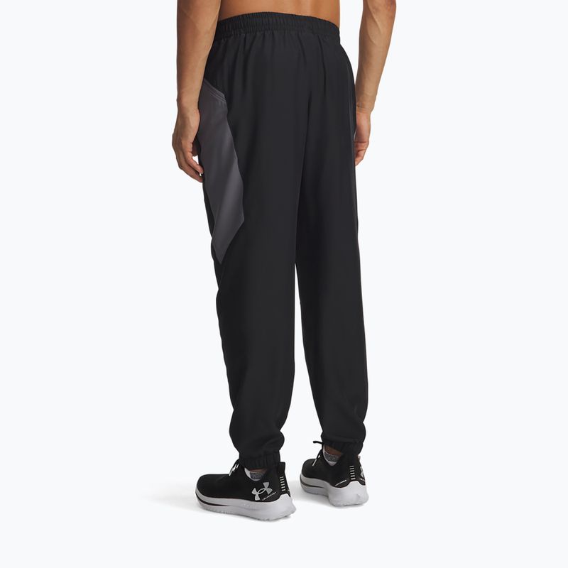 Pantaloni da uomo Under Armour Tech Sport black/castlerock/white 3