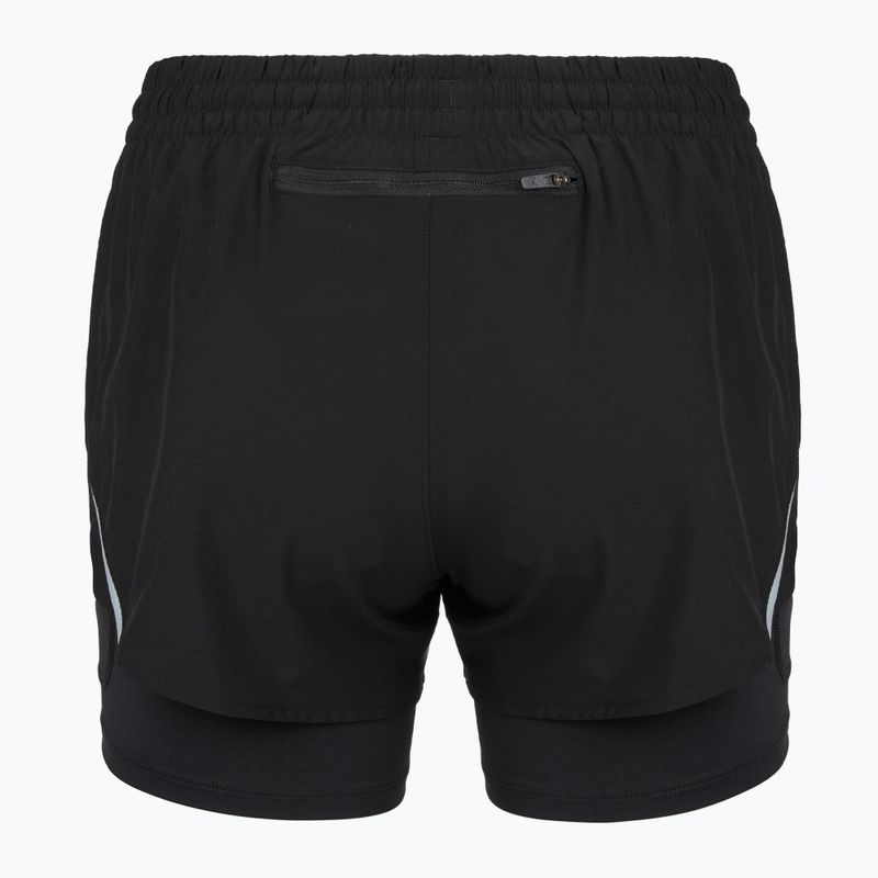 Pantaloncini da running da donna Under Armour Velociti Pro 4" 2N1 ultimate black/ultimate black/ultimate black 2