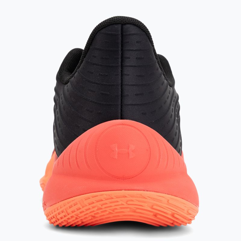 Scarpe da basket Under Armour Curry Splash 26 black/electric tangerine/racer red 6