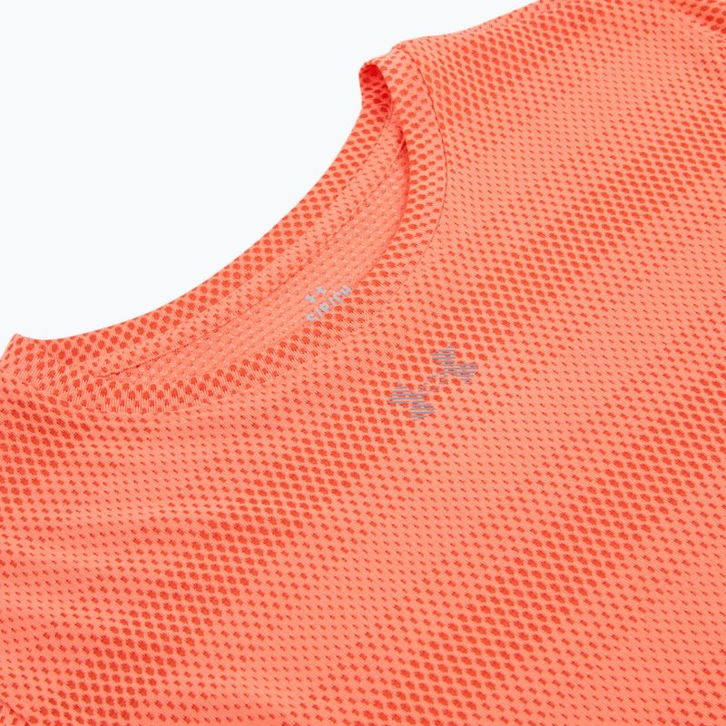 Maglietta da running da donna Under Armour Velociti electric tangerine/black/green mode 3