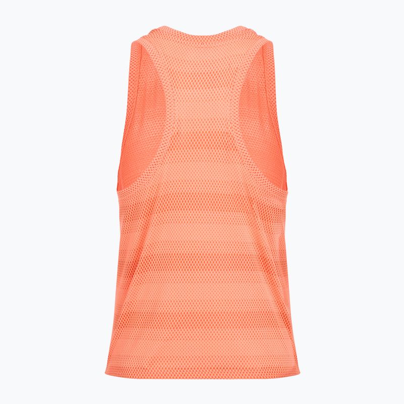 Canotta da corsa da donna Under Armour Velociti Singlet electric tangerine/black/green mode 2