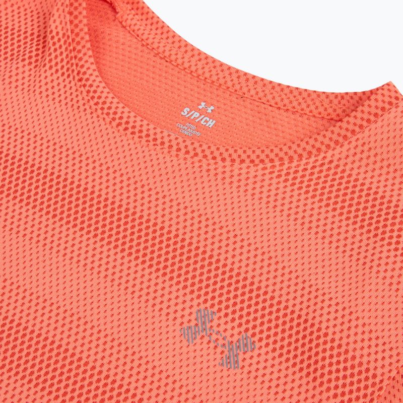 Maglietta da corsa da uomo Under Armour Velociti electric tangerine/black/green mode 3