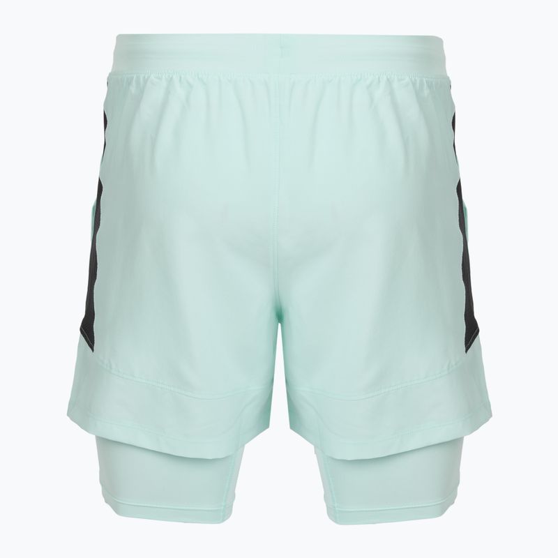 Pantaloncini da running da uomo Under Armour Launch 5" 2IN1 refresh mint/castlerock 2