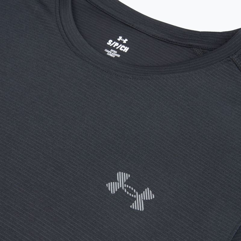 Maglietta da running da uomo Under Armour Velociti Reflect black/black/metallic silver 3