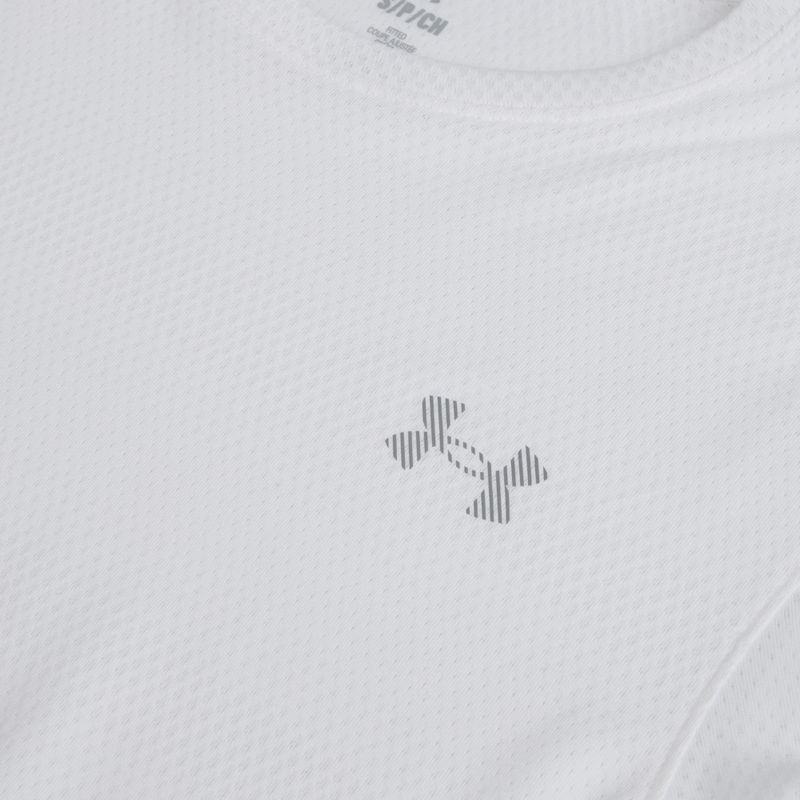 Maglietta da running da uomo Under Armour Velociti white/black/distant gray 3