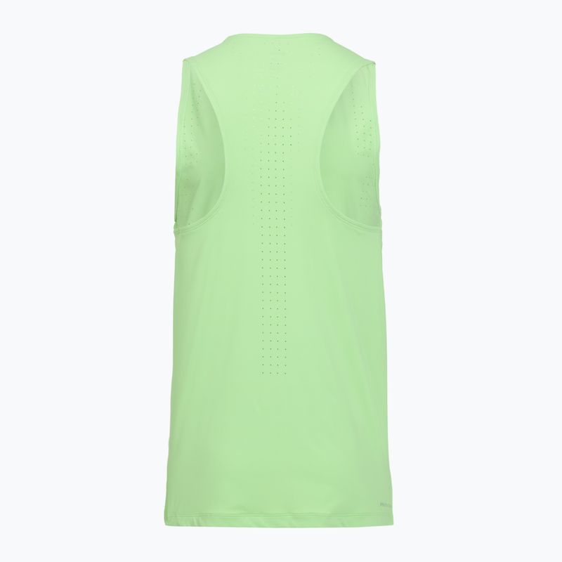 Maglietta da corsa da uomo Under Armour Velociti Pro Singlet lumos lime/white 2
