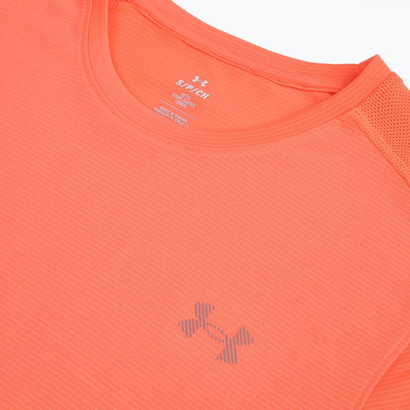 Maglietta da running da uomo Under Armour Velociti Reflect electric tangerine/black/green mode 3