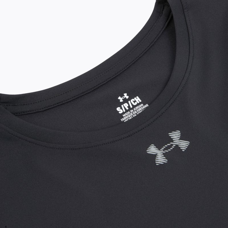 Maglietta da running da donna Under Armour Velociti Pro black/black/metallic silver 3