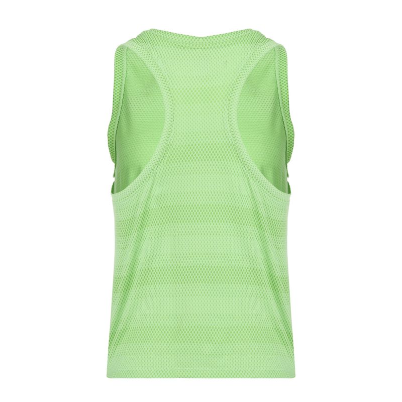 Canotta da running da donna Under Armour Velociti Singlet lumos lime/white 2