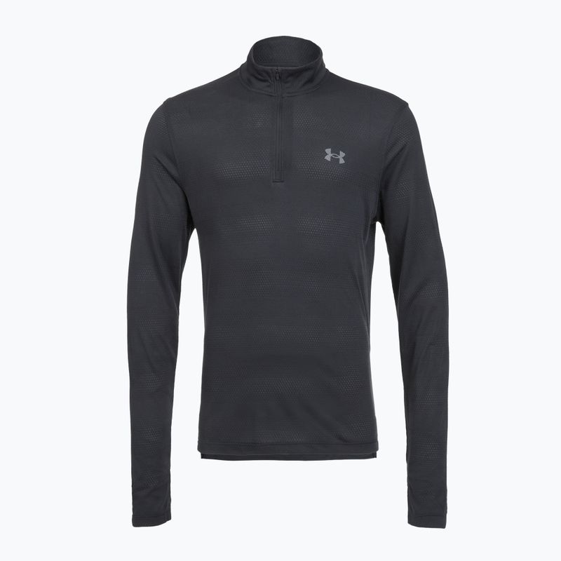 Felpa da corsa da uomo Under Armour Velociti 1/4 Zip black/black/metallic silver
