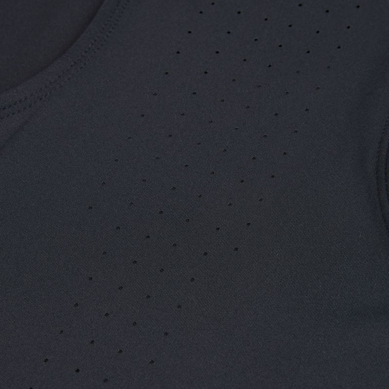 Canotta da corsa da uomo Under Armour Velociti Pro Singlet black/black/metallic silver 4