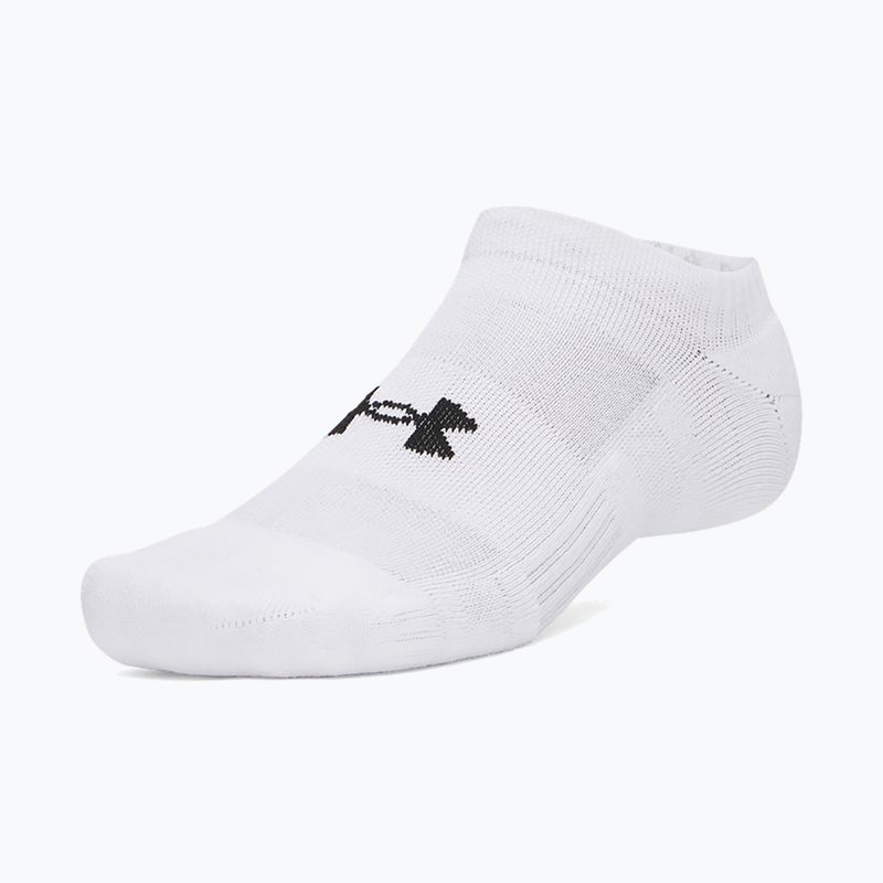 Calzini da uomo Under Armour Performance Cotton NS 3 pairs white/white/ultimate black 2