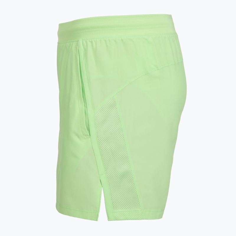 Pantaloncini da running da uomo Under Armour Launch 5" lumos lime/white 4
