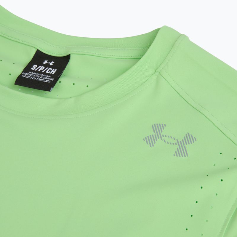 Maglietta da running da uomo Under Armour Velociti Pro lumos lime/white 3