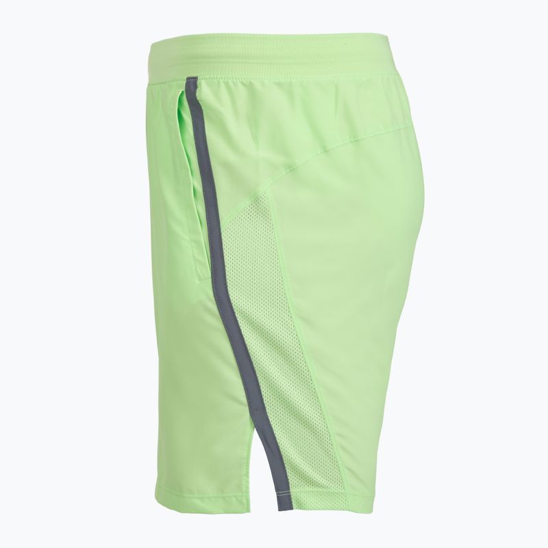 Pantaloncini da corsa da uomo Under Armour Launch 7" lumos lime/white 3