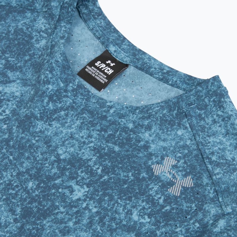 Maglietta da running da uomo Under Armour Velociti Pro Print wham blue/boundless blue/black 3