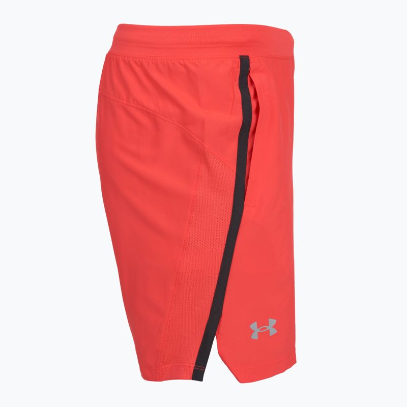 Pantaloncini da corsa da uomo Under Armour Launch 7" racer red/black/reflective 3
