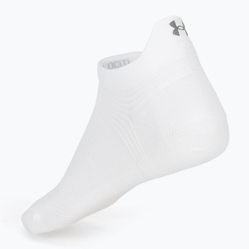 Calzini Under Armour Velociti Lite NS white/black/distant gray 2