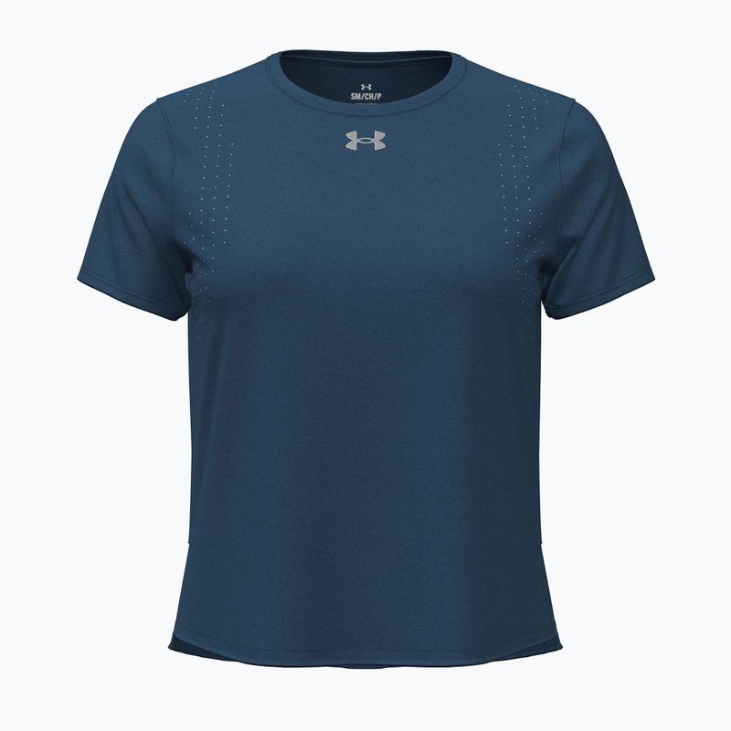 Maglietta da running da donna Under Armour Velociti Pro wham blue/hyper green/white