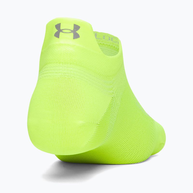 Calzini Under Armour Velociti Lite S high vis yellow/high vis yellow/white 2